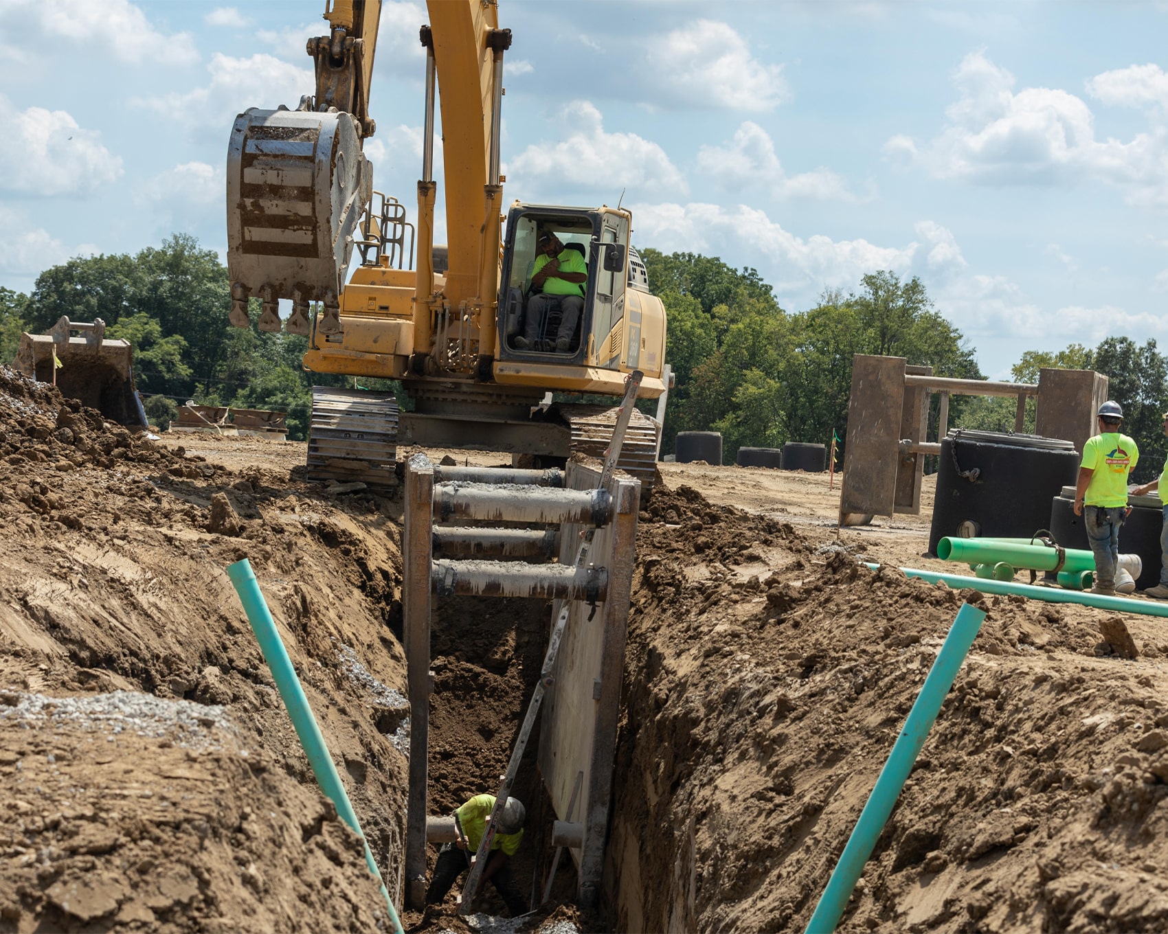 Valenti-Held Contractor/Developer's team of utility installation contractors in Indianapolis.